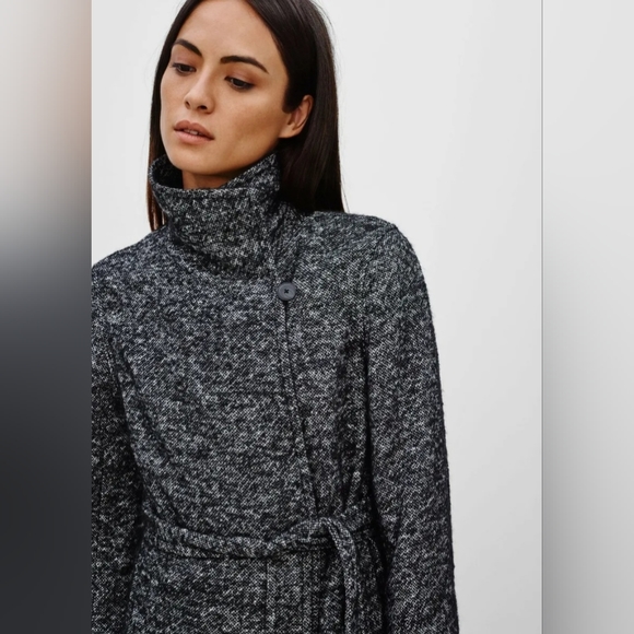 Babaton Gray Light Weight Coat Fabric made in Italy - Picture 8 of 14